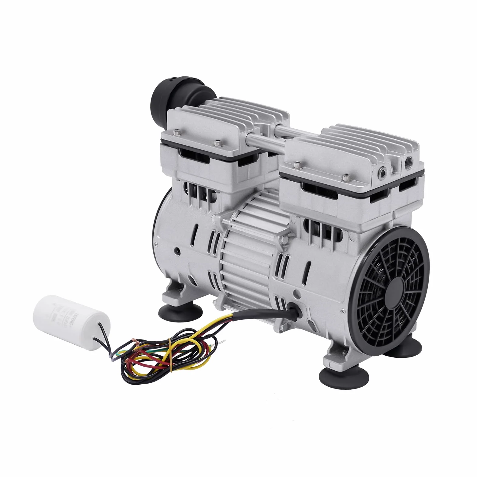 Bomba de vacío, 750 W, 1440 rpm, sin aceite, bomba de vacío para pruebas de estanqueidad, procesamiento de alimentos