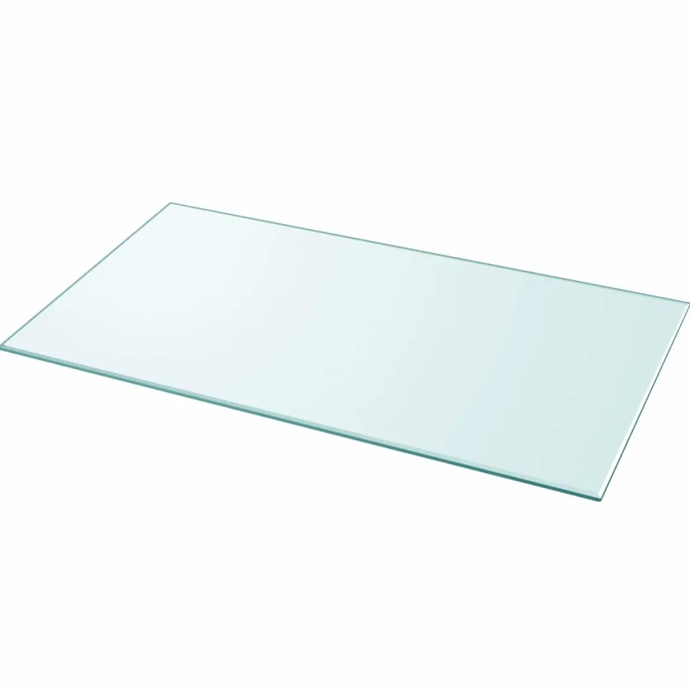 homiuse Tablero de Mesa de Cristal Templado Cuadrado 1200x650 mm Tablero para Escritorio Es Ideal para Mesas De Comedor Mesas De Centro Mesas De Jardín Alta Dureza Seguro Y Duradero