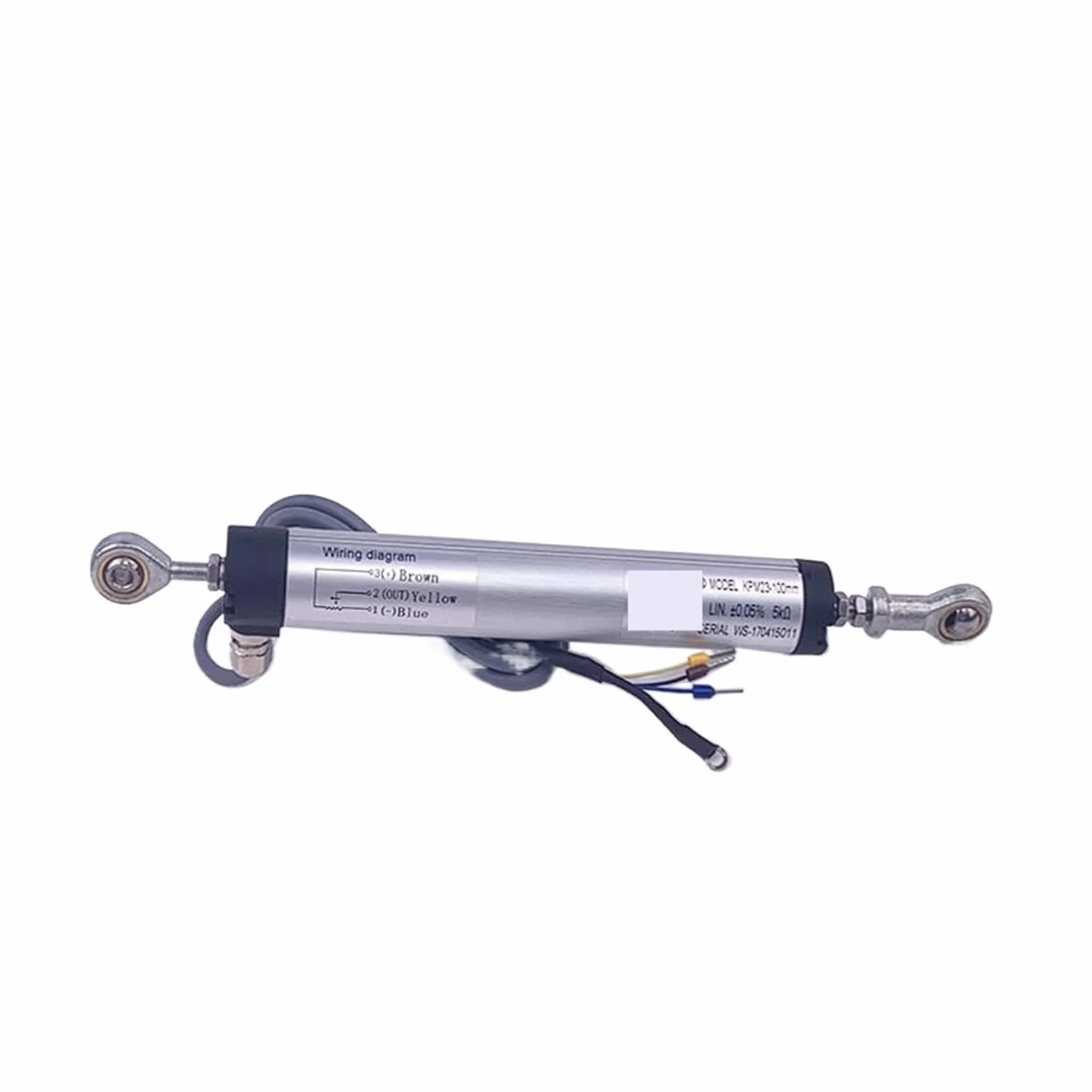 Sensor de Desplazamiento Lineal Sensor de Desplazamiento articulado con 2 rótulas KPM23 Transductor de posición Lineal de 15 mm-300 mm de diámetro pequeño 23 mm(300mm)