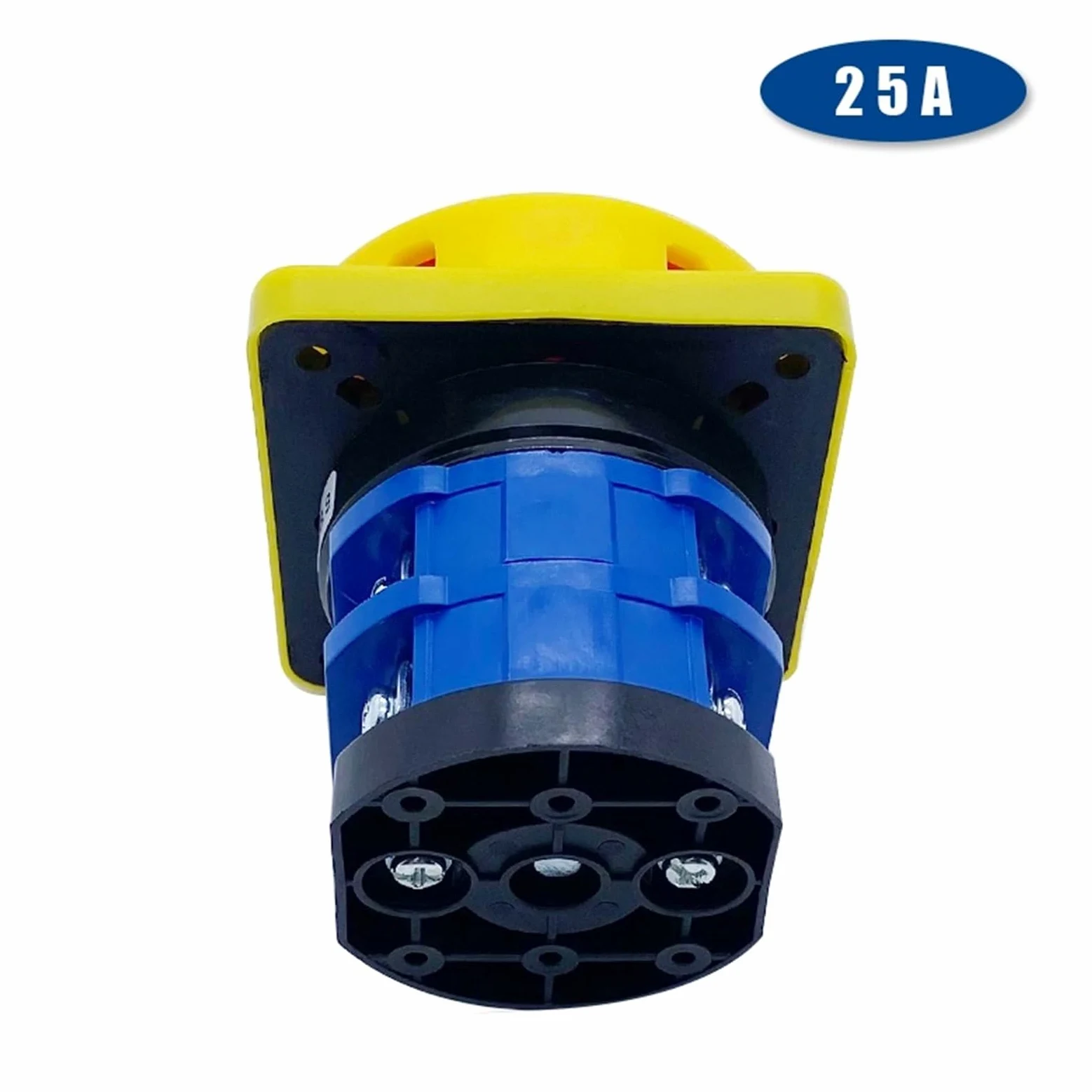 Perilla de interruptor giratorio de dos posiciones, encendido y apagado, 2 polos, interfaz de usuario, 690 V, 25 A, candado, cambio de leva, corte de energía, HZ12A-25/01, 1 unidad