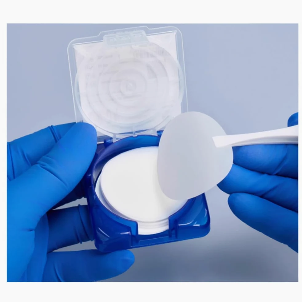 Membranas de filtro de PTFE hidrofóbicas de 50 Uds., politetrafluoroetileno resistente al agua y transpirable for uso en laboratorio(0.005mm D50mm)