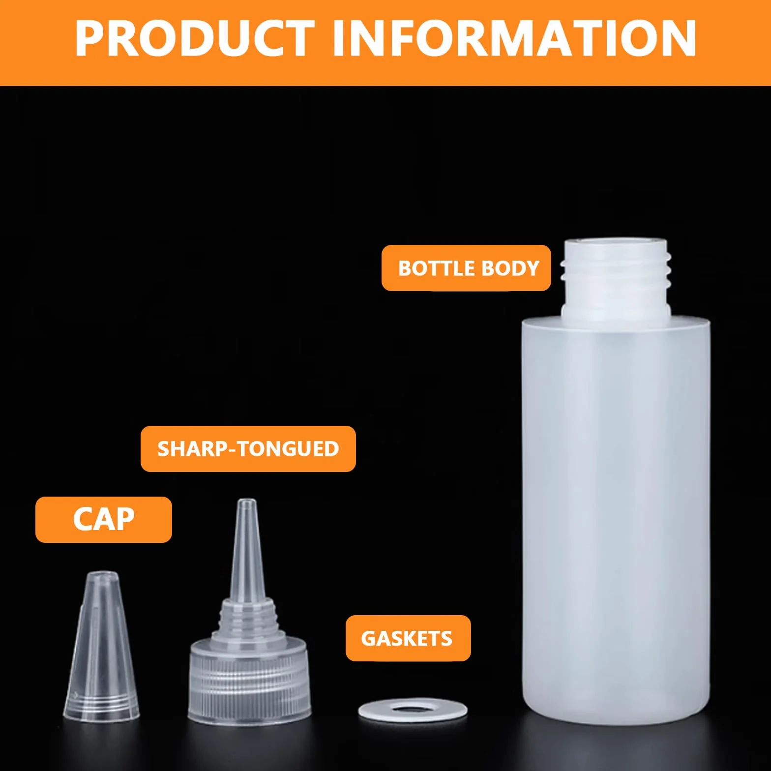 Botellas de Compresión Pequeñas 100ml 12 Pcs, Squeeze Bottles de Plástico para Salsa Aceite Estilo Esmerilado