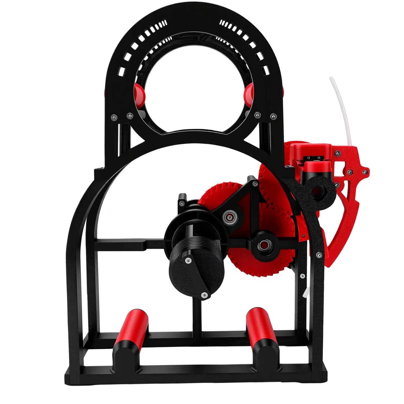 Fafeicy Enrollador de Carrete de Filamento 3D, Rebobinador de Filamento PETG CF para Carretes de 20 Cm, Manivela y Taladro, Tensión Ajustable, para Transferencia de Hilo de Alambre de