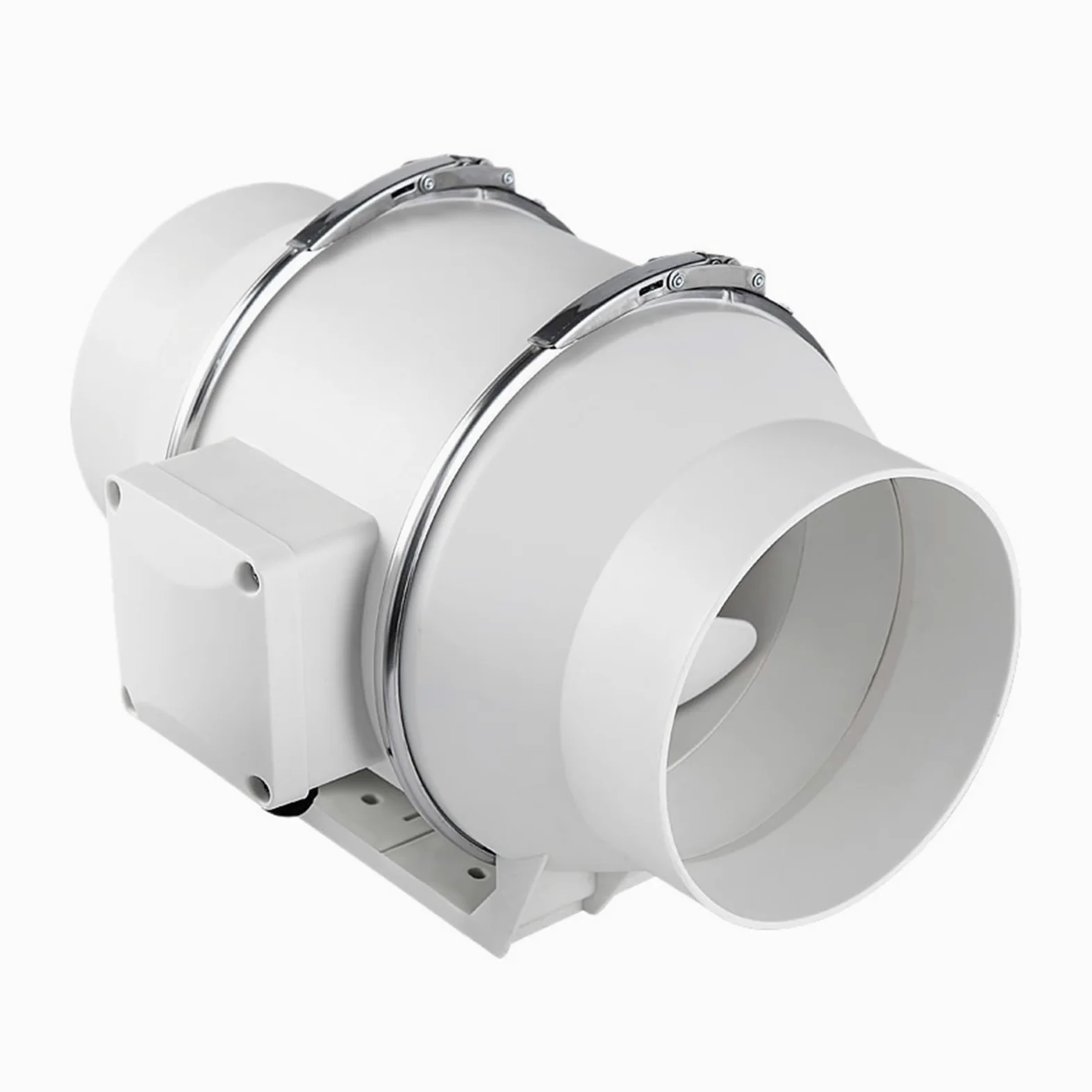 1 ventilador de extracción de 4 pulgadas, 220 V, silencioso, for conducto de tubería doméstica.(5 inch)