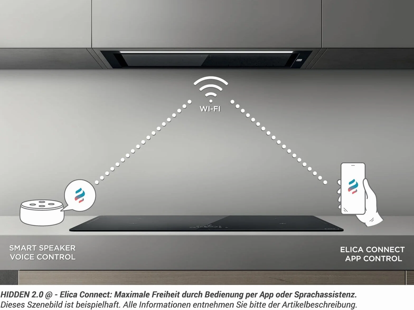 Elica HIDDEN 2.0 IX/A/90 Okap Kuchenny 90cm