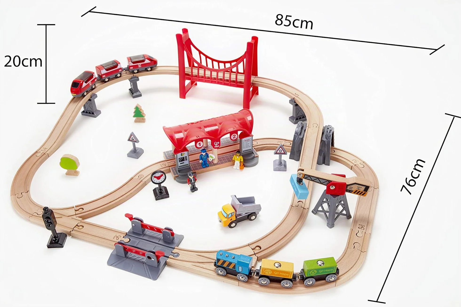 Hape Conjunto de Vías Ciudad Bulliciosa E3730