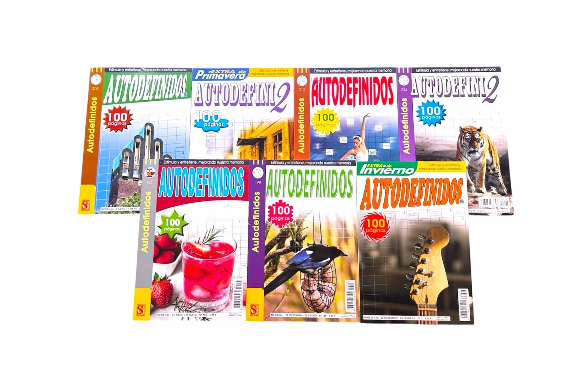 Autodefinidos Variados Pack 4 Libros Surtidos Entretenimiento Desafío Adultos Edición Actualizada