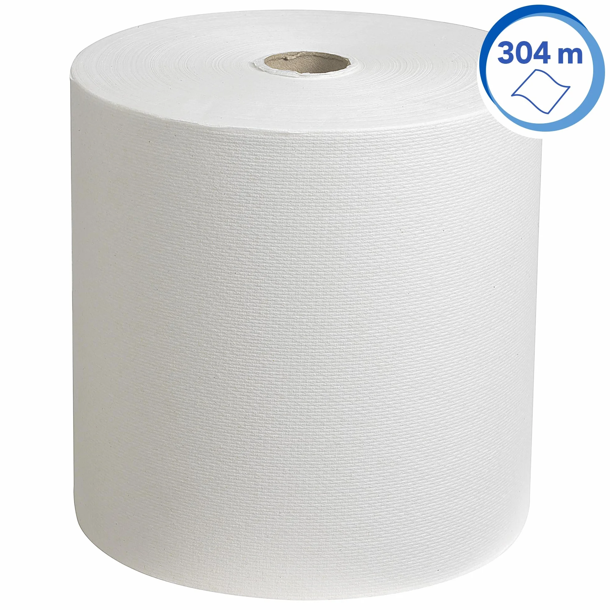 Scott Toallas de Mano en Rollo 6667, 1 Capa, Secamanos Suaves y Resistentes, Tecnología Airflex, Alta Capacidad, Uso Alimentario y Certificación Ecológica, 6 Rollos x 304m (1.824m Total)