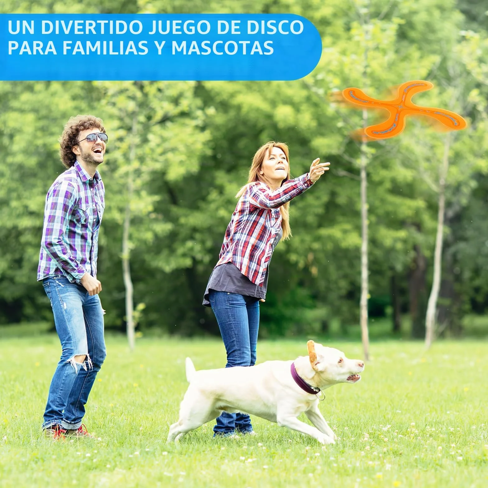 deAO Conjunto Boomerang 5 Piezas Multicolor para Principiantes Actividades Deportivas al Aire Libre