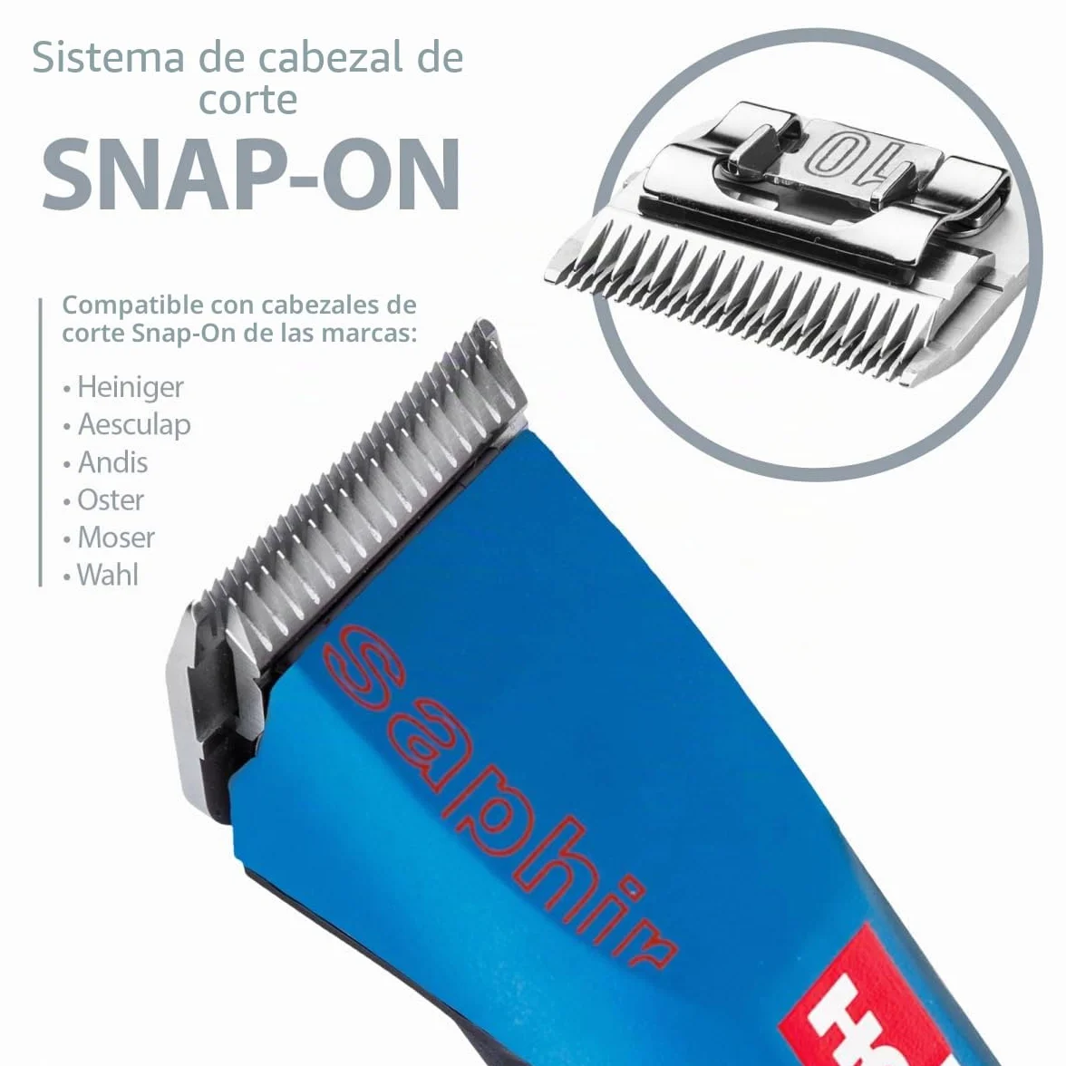Segadora HEINIGER Zafiro Azul Inalámbrico