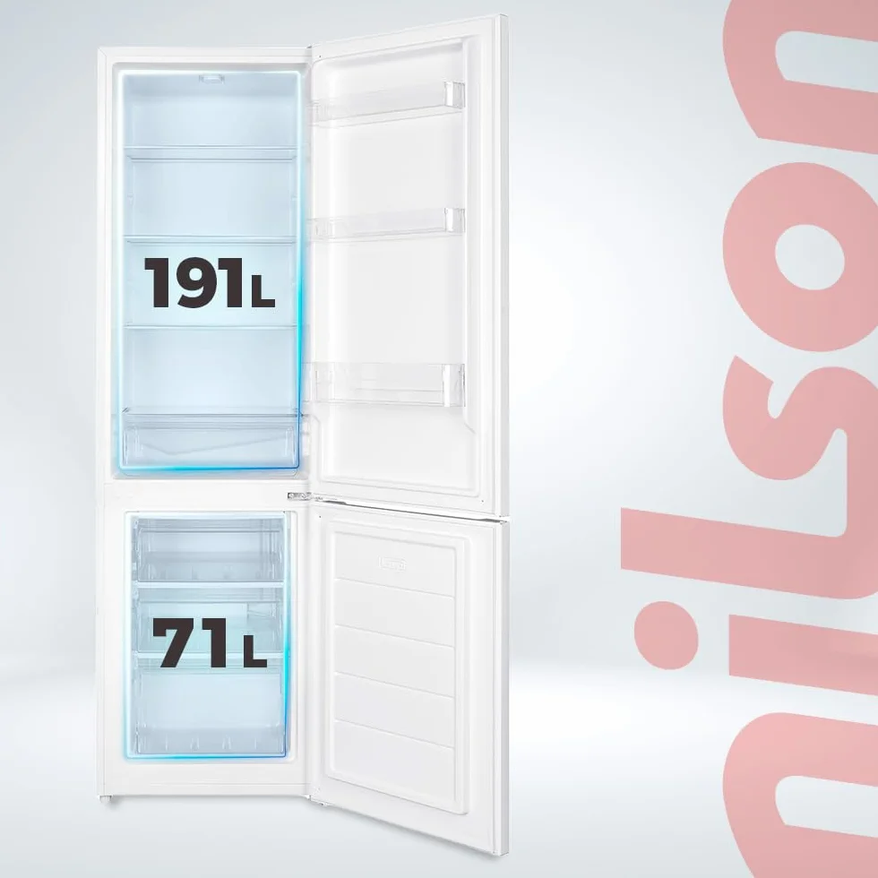 Nilson Frigorífico Combi 2 Puertas Blanco 262 L NC185500E Clase E
