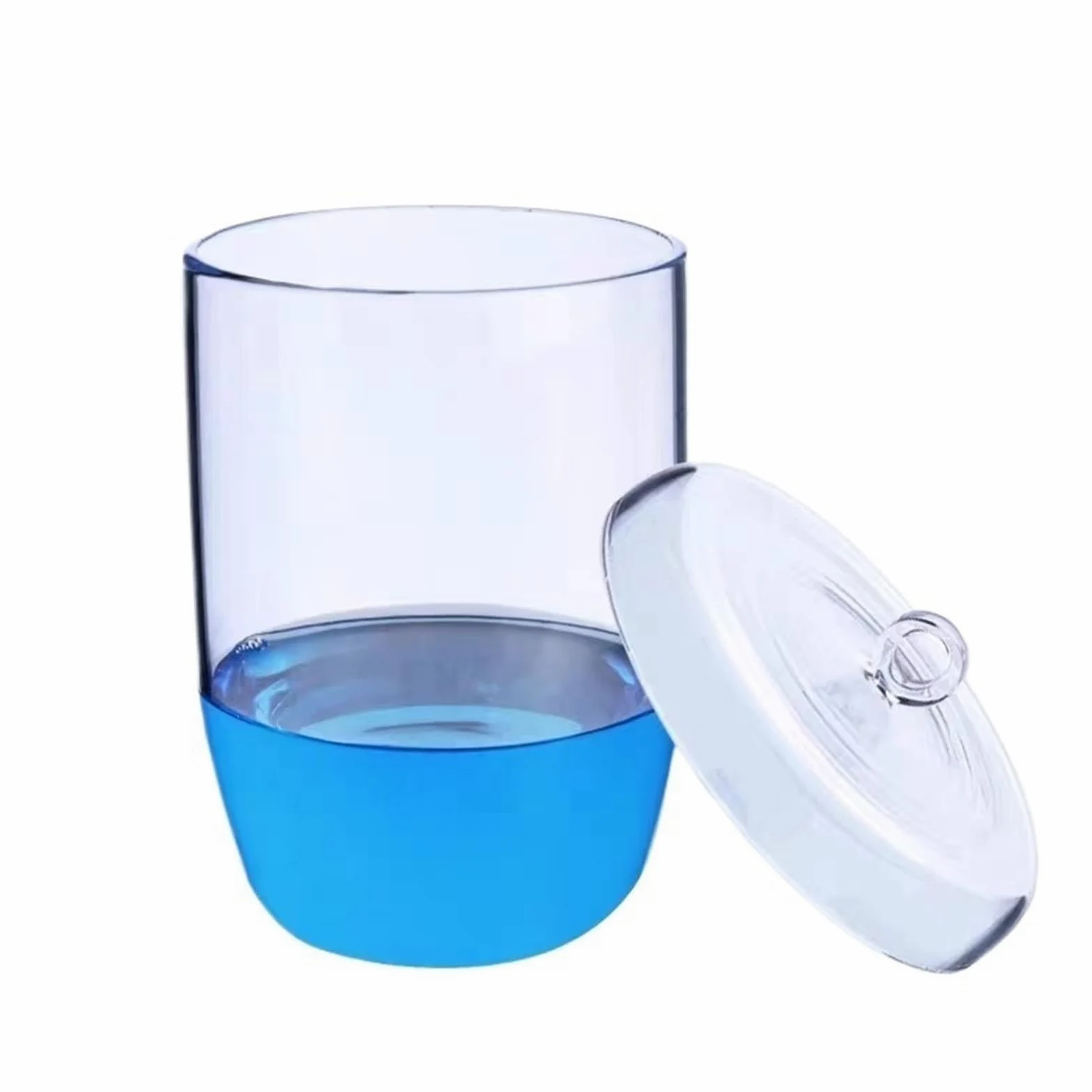 Matraz Erlenmeyer Graduado de Borosilicato, 10/20/25/30/50/100ml Lab Super High Purity Quartz Glass Crucible with Lid Silica 1200 Degrees Laboratory Equipment(30mL)