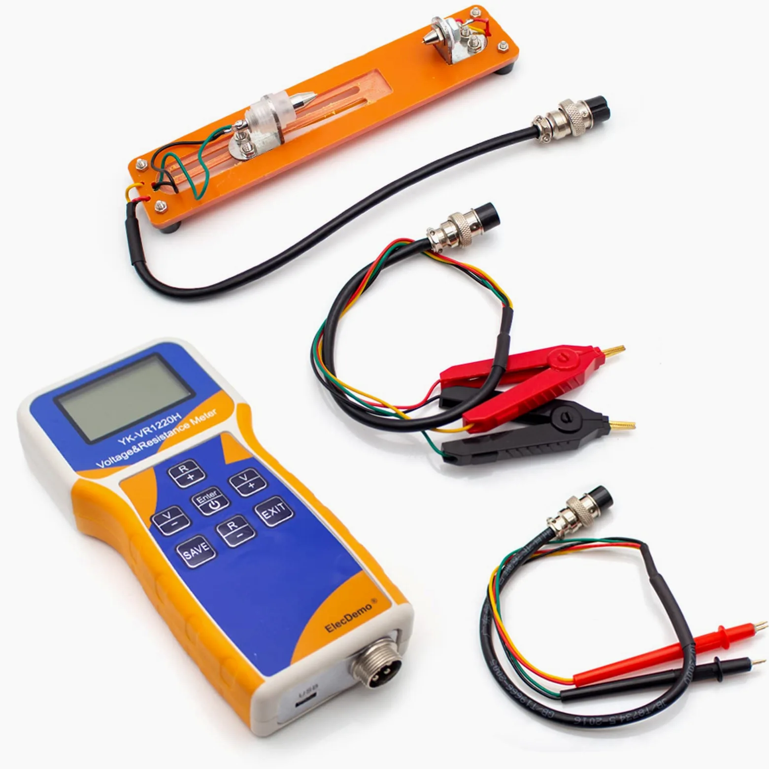 Jieotwice Medidor de Resistencia Interna de Tensión Comprobador de Baterías, Alta Precisión ±0,5