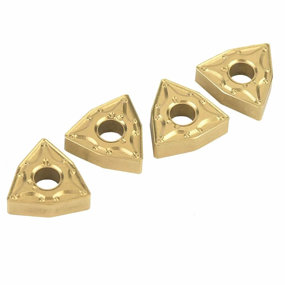 Insertos de carburo WNMG0804 WNMG 432 para torno CNC, 10 piezas, acero inoxidable