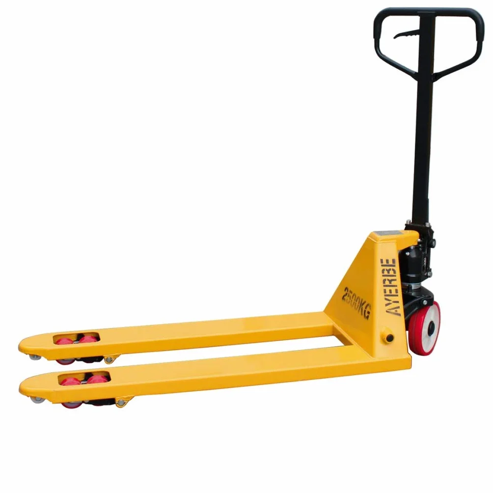 Ayerbe AY-2500-THV Transpaleta Manual con Capacidad de 2.500 Kgs, Peso 72 Kgs
