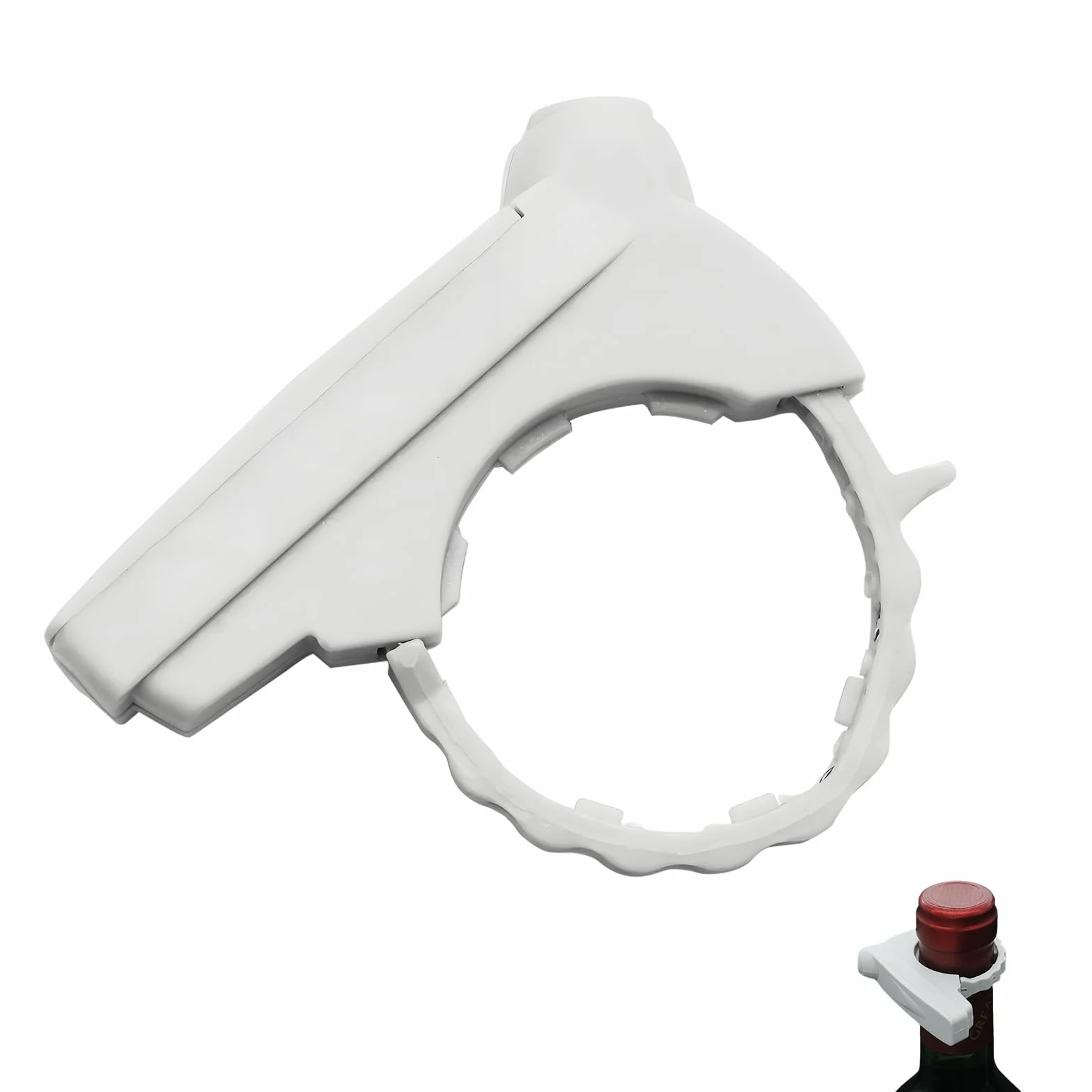 Etiquetas de Seguridad AM 58kHz para Botellas, Cerradura Antirrobo Reutilizable, Protección EAS 50 unidades