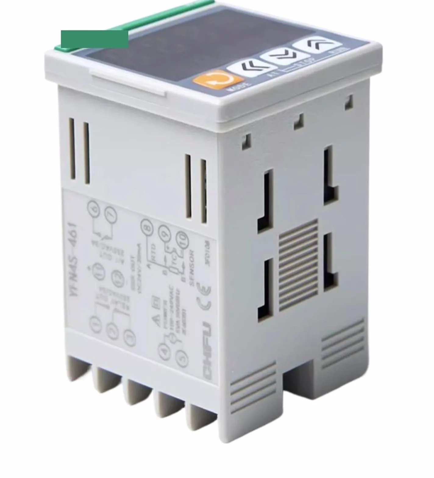 1 controlador de temperatura PID de precisión de 48 x 48 mm, termopar E/K/J/L/T/R/S/PT100/Cu50, relé SSR salida RS485 (salida de relé-RS485)