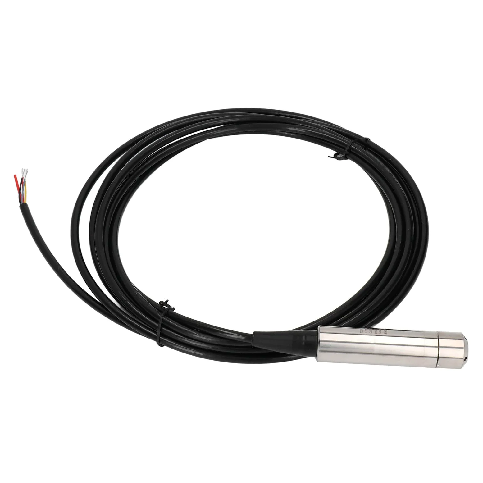 Sensor de Nivel de Agua, Sonda de Acero Inoxidable 10 30V DC Grado de Protección IP68 Transmisor de Nivel de Líquido con Línea de Salida M14 para Equipos Hidráulicos (Cable de 10 m 393,7 pulgadas