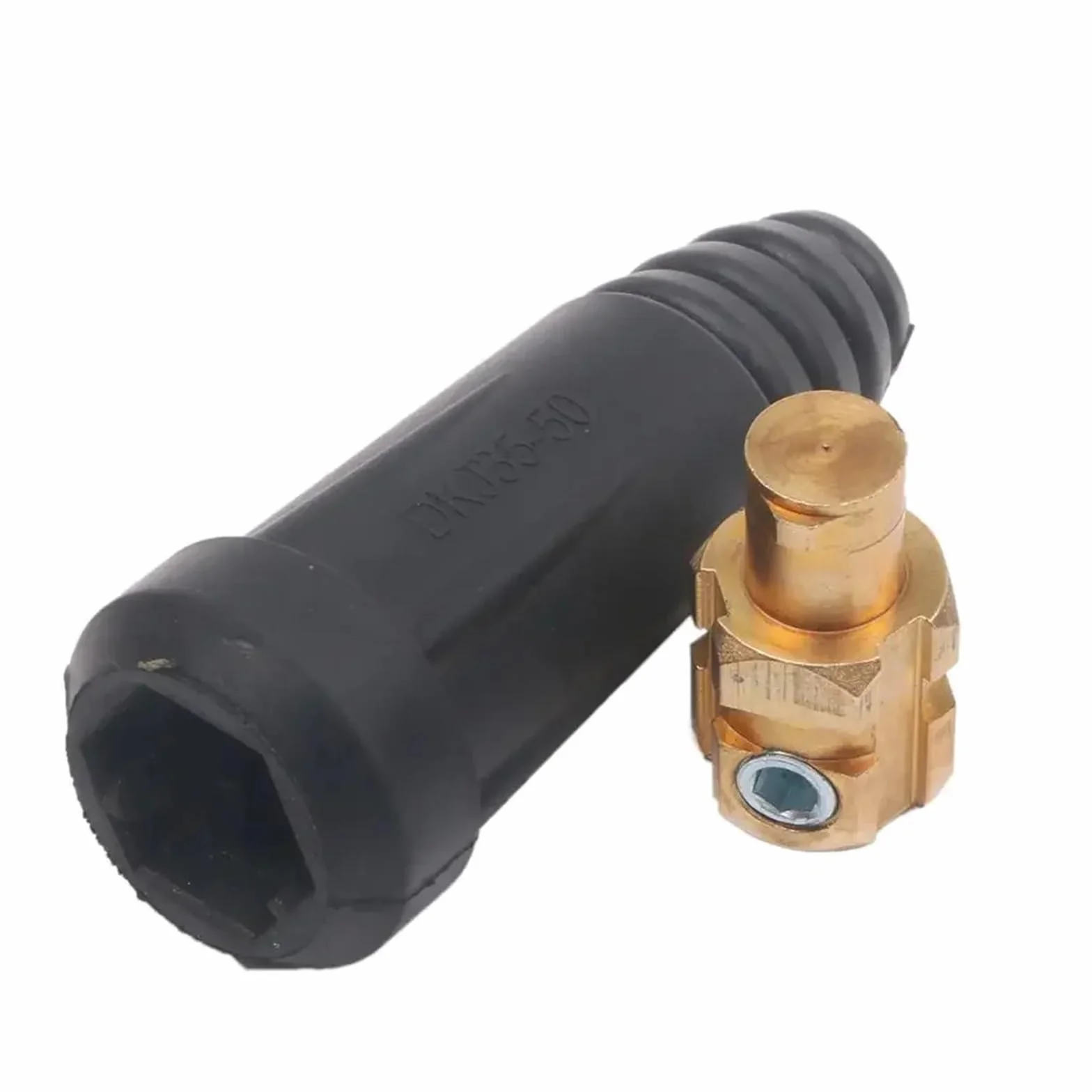 Conector macho DKJ 10-25 35-50 50-70 do máquina de soldar, cobre, 4 unidades