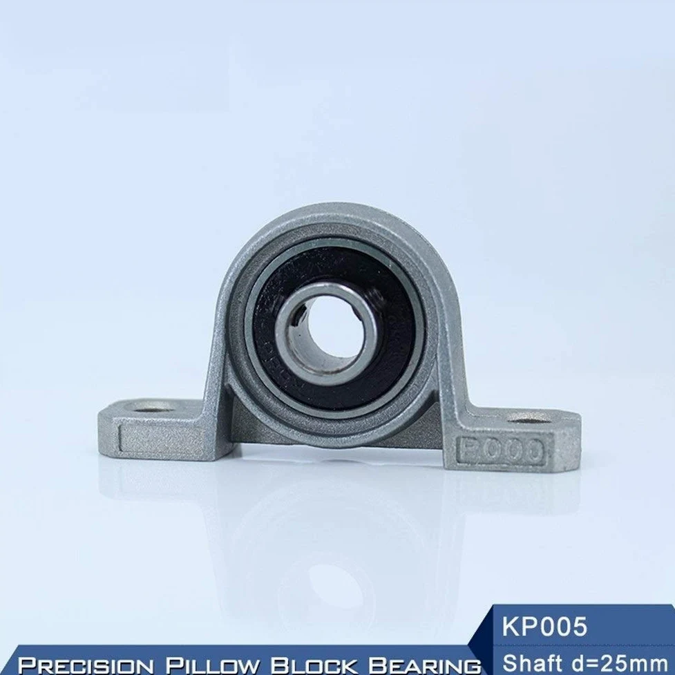 JIYAMI'EN EL KP005 montada en cojinete de 25 mm Diámetro del Eje KP Aleación de Zinc Almohada Bloque Vivienda KP 005 Rodamientos KP005 (4PCS)