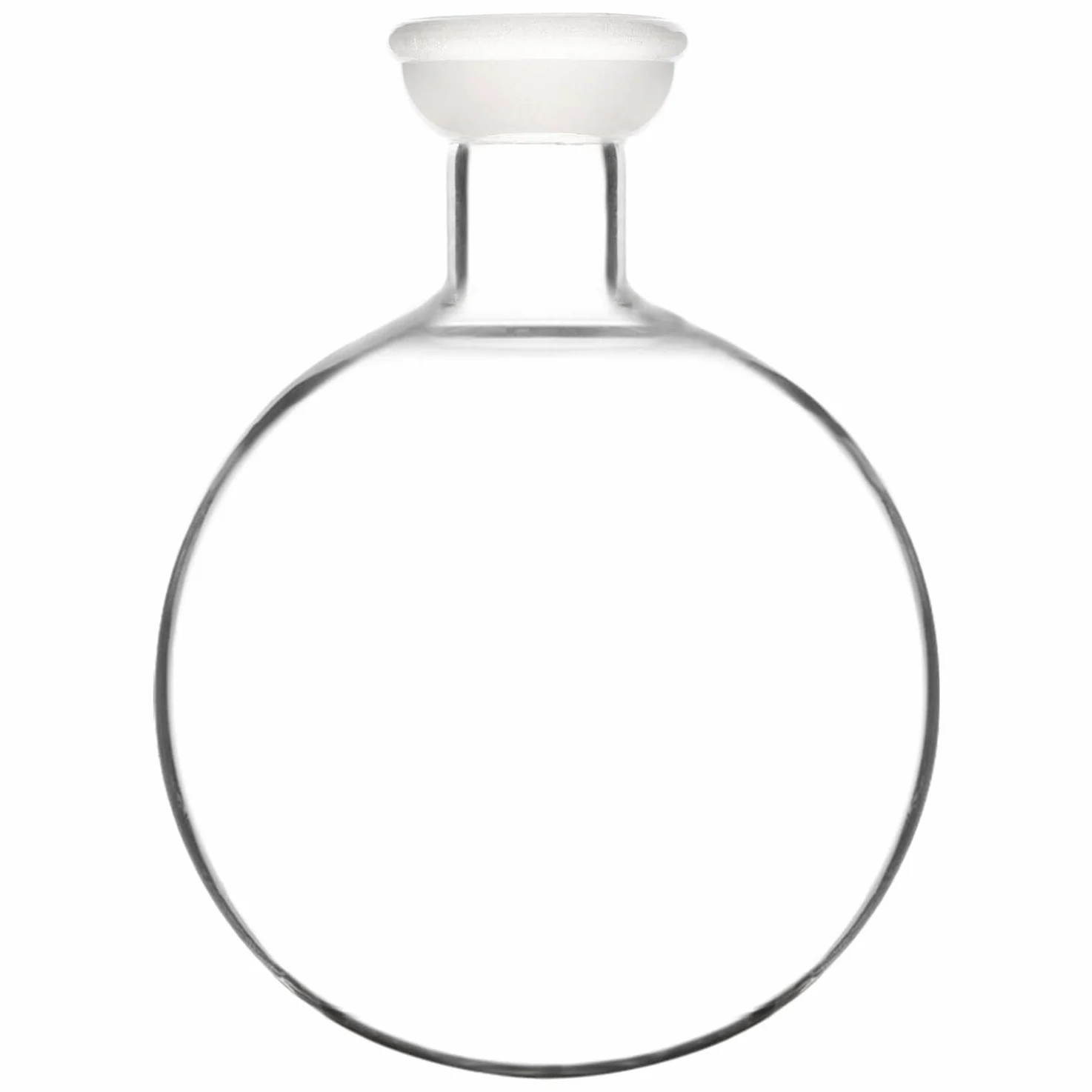 Matraz de Fondo Redondo con Junta Esférica para Evaporador Rotativo, Vidrio Borosilicato, 2000 ml(500 ml)