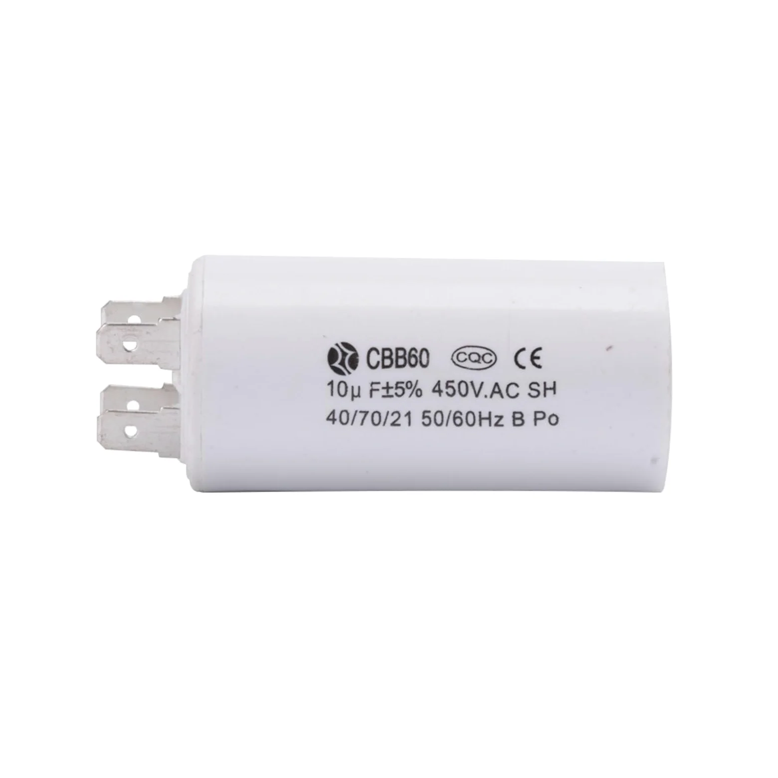 Condensador de arranque de motor CBB60 450 V 10 uf, cuatro pines, for condensadores de motor de bomba de agua