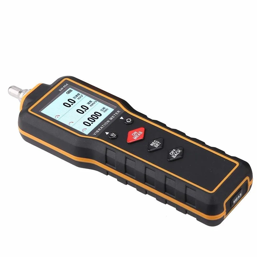 Walfront SW-65A Medidor de Vibración Digital, Medidor de Vibración, Analizador de Vibrometro