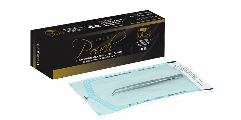 Bolsas de Esterilización Autosellantes 90x260mm Pack 200 Papel Profesional