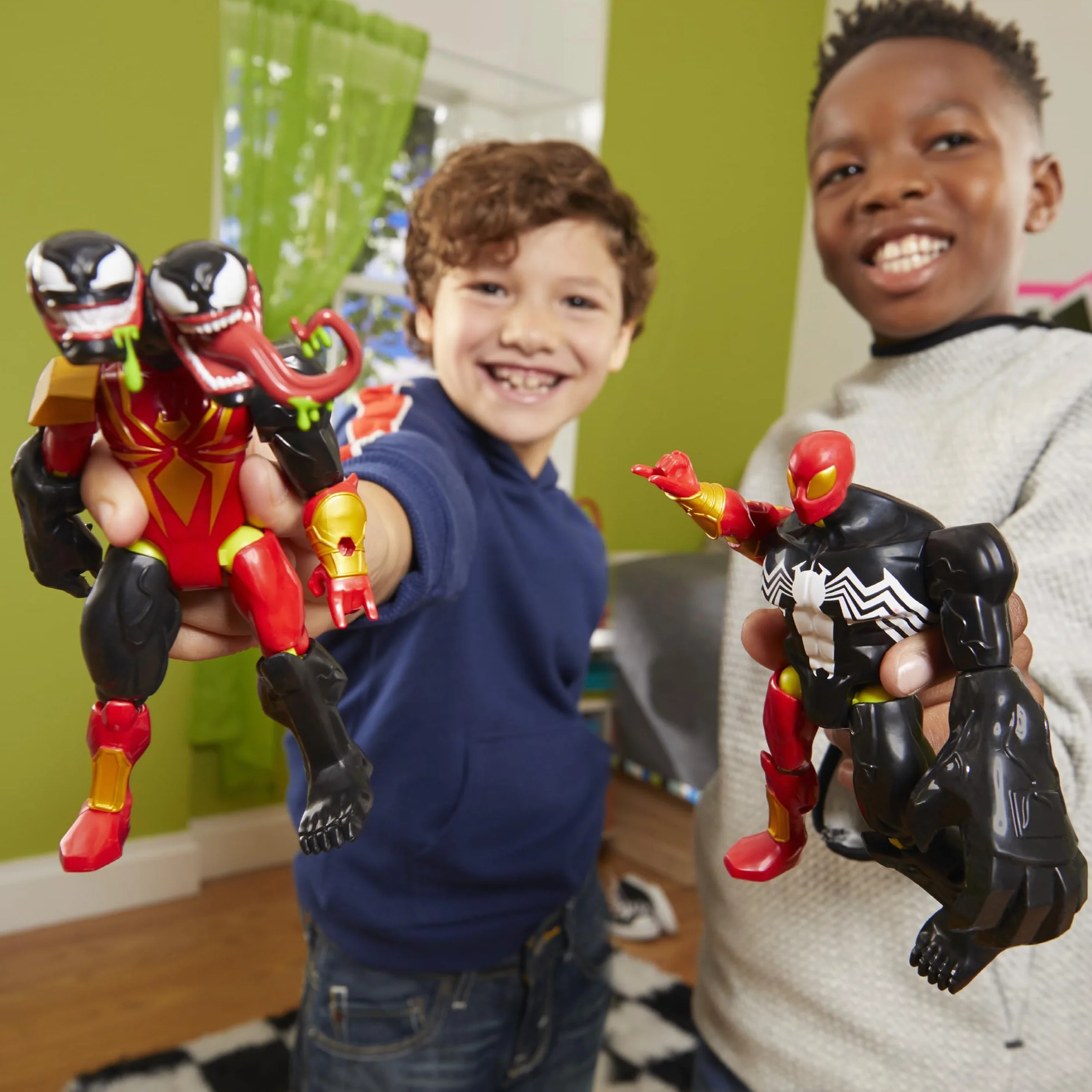 Marvel Miles Morales Spider-Man Figura Mix-and-Match y Accesorios