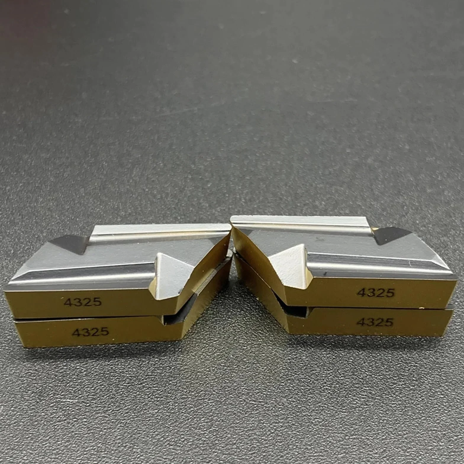 10 Uds Insertos De Carburo Torneado Herramienta Torno Metal KNUX160405L-11 4325 Inserto Fresado KNUX160405 Herramienta de Torno(KNUX160405R-11 4325)
