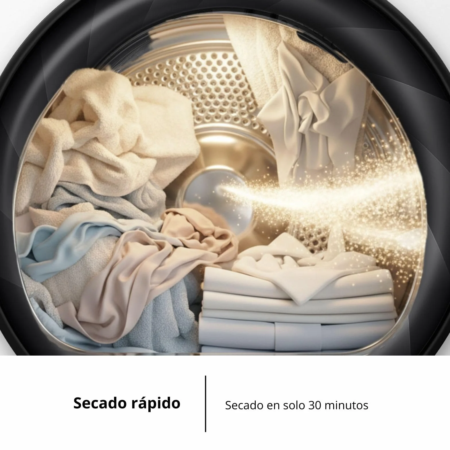 Corberó Secadora Bomba de Calor CSBCH830W 8 Kg 15 Programas Display LED Blanco