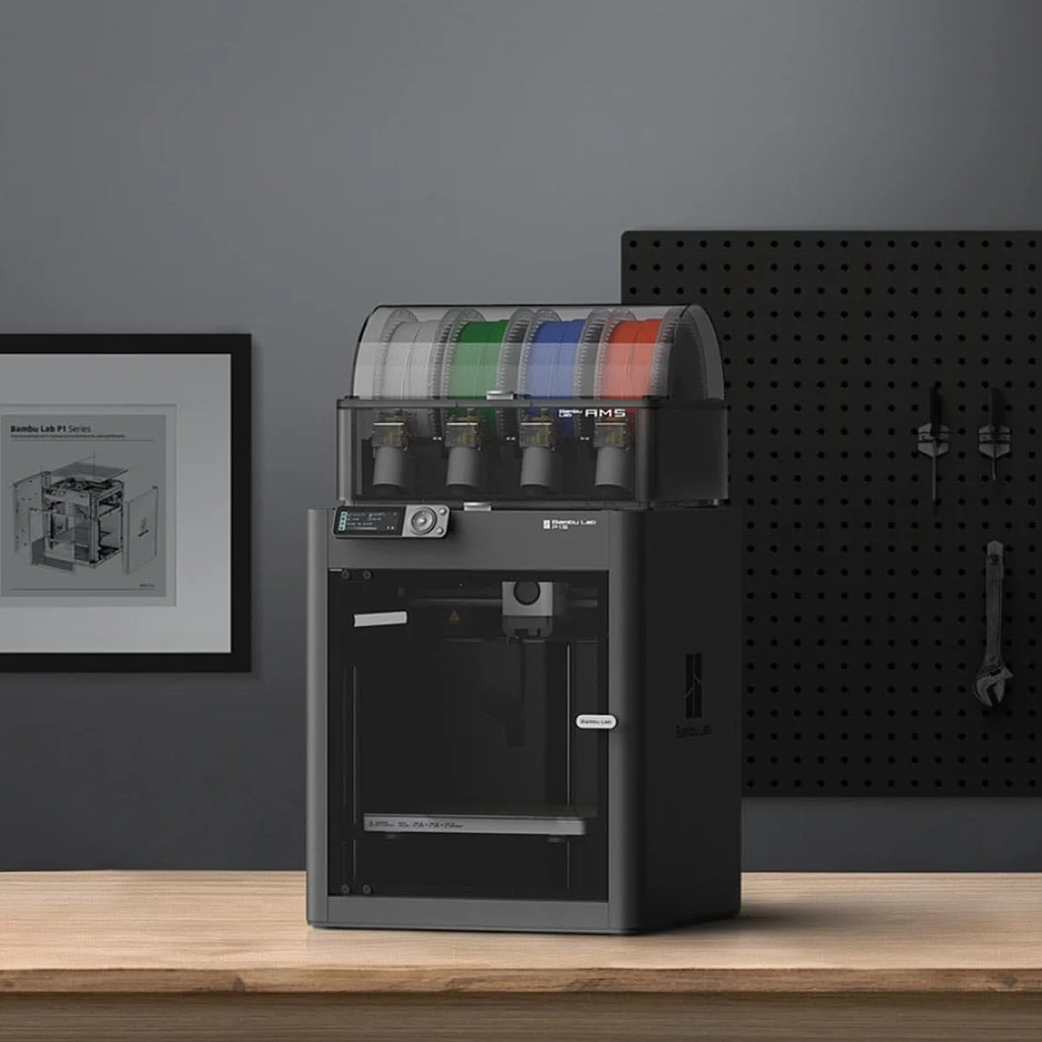 Bambu Lab P1S + AMS (Combo) Impresora 3D - P1SC, Bivolt