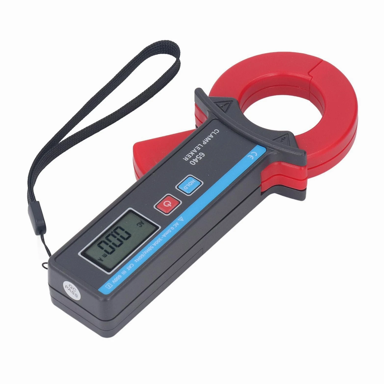 FTVOGUE Pinza Amperimétrica de Corriente de Fuga, Medición sin Contacto, Fuga de Pinza Digital Portátil para Energía, Meteorología, Telecomunicaciones