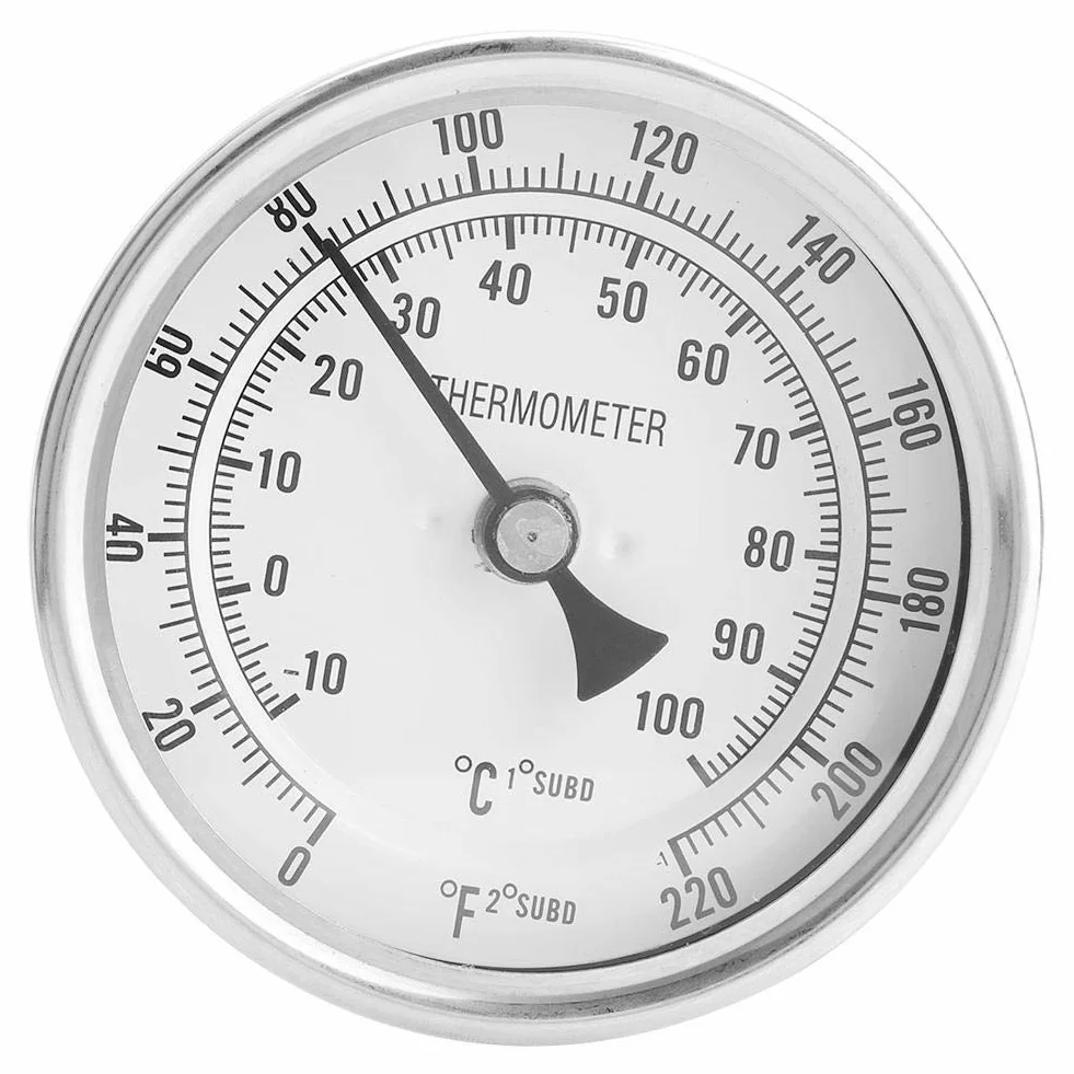 Termómetro Bimetálico MAGT 1/2 Pulgadas MNPT 0-220F