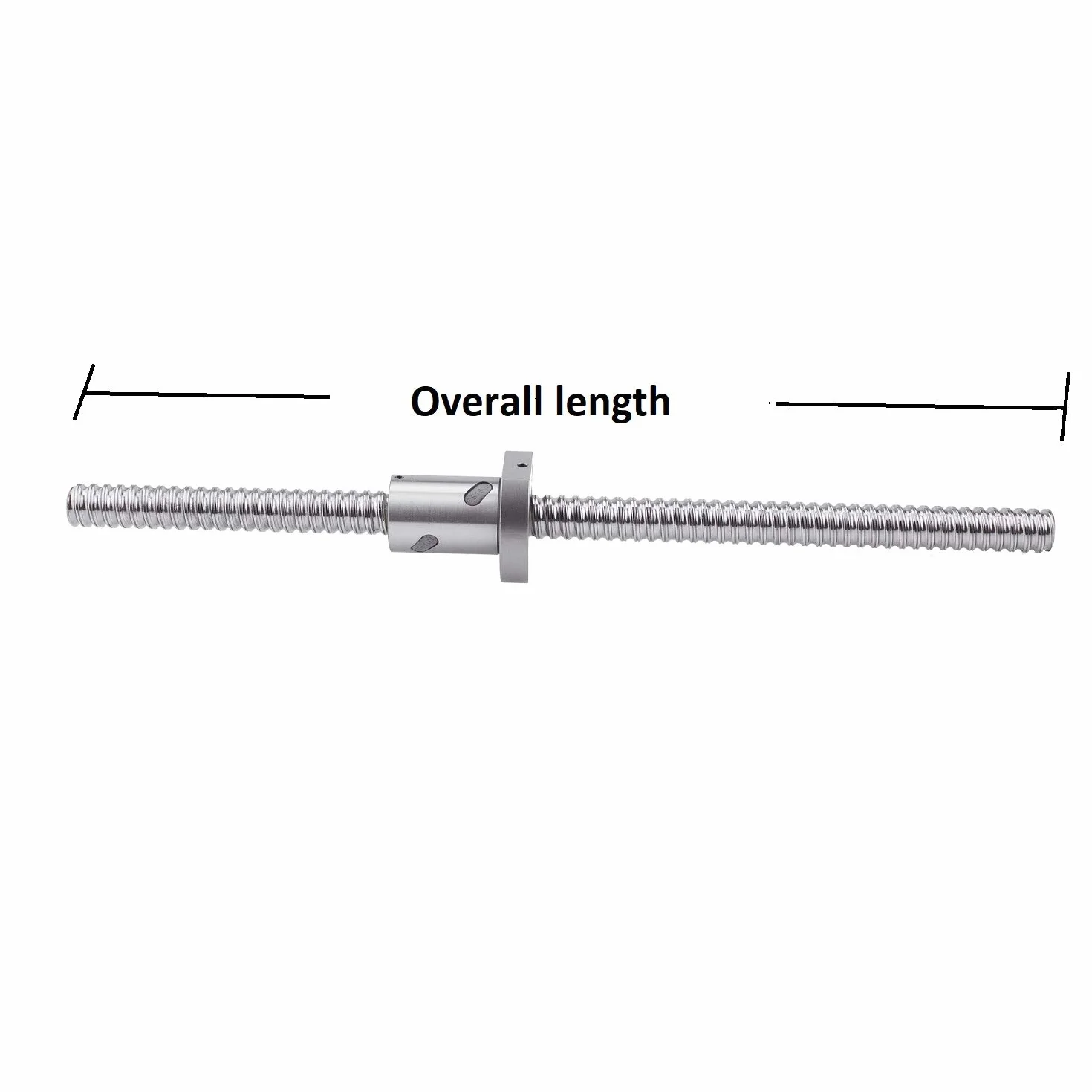 Husillo de Bolas con Tuerca SFU1605 RM1605 Longitud de 950mm Diam 16mm sin Extremo Mecanizado Ball Screws with Nut, Longitud de Approx 37.4 inch/ 950mm