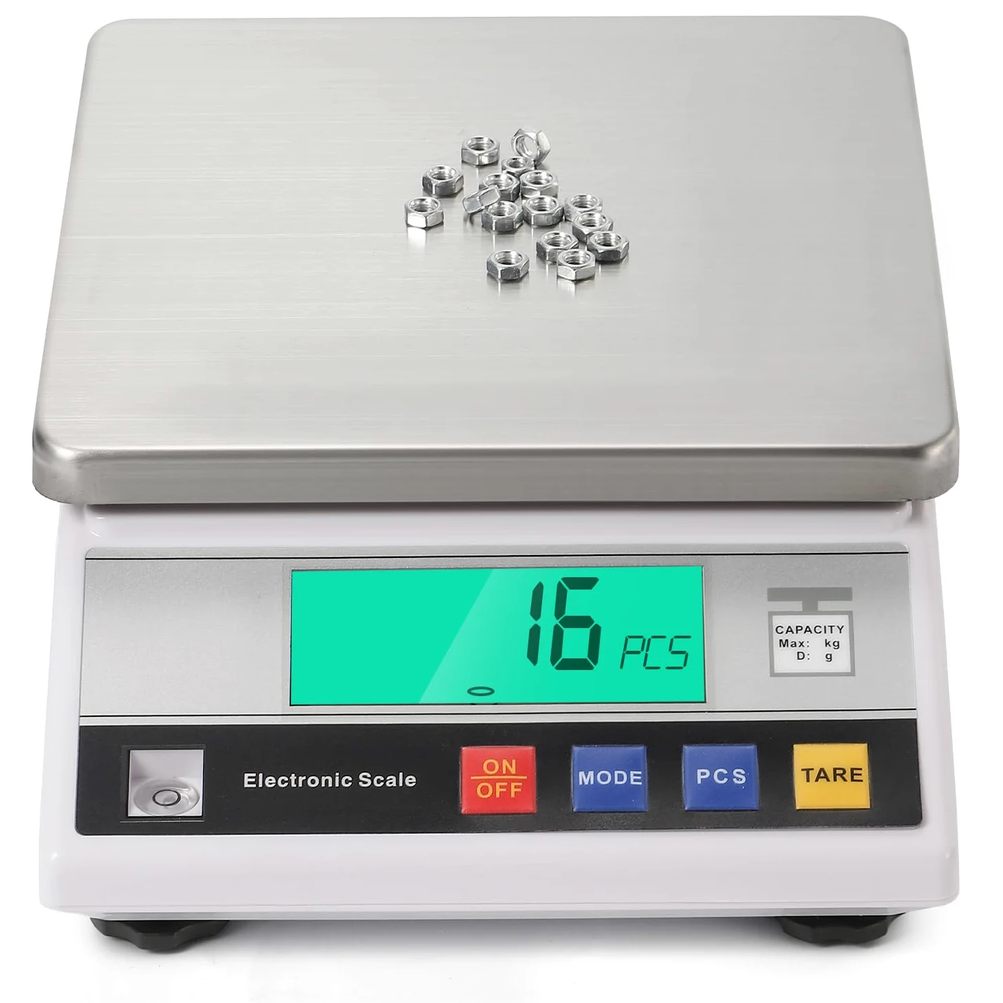 CGOLDENWALL Balanza Analítica Científica de Alta Precisión de 0.1g Digital Electrónica Báscula de de Laboratorio Inteligente Industrial con Función de conteo y Tara Ideal para Lab Joyería(3kg, 0.1g)