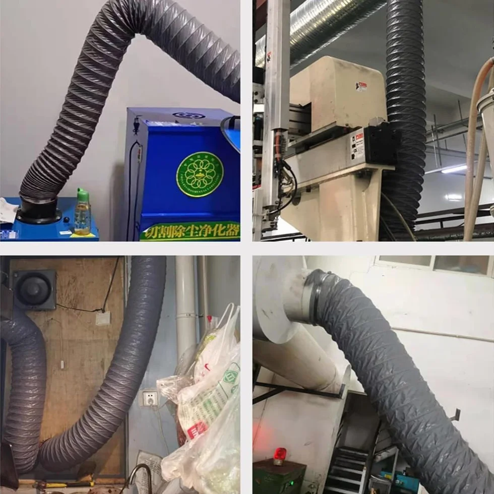 Tubo Flexible De Secadora Extractora 5m 10m Pvc Nylon Manguera De Extracción De Aire, Conductos Ventilación Cocina Deshumidificador Climatización(10m (32ft),160mm(6.3inch))