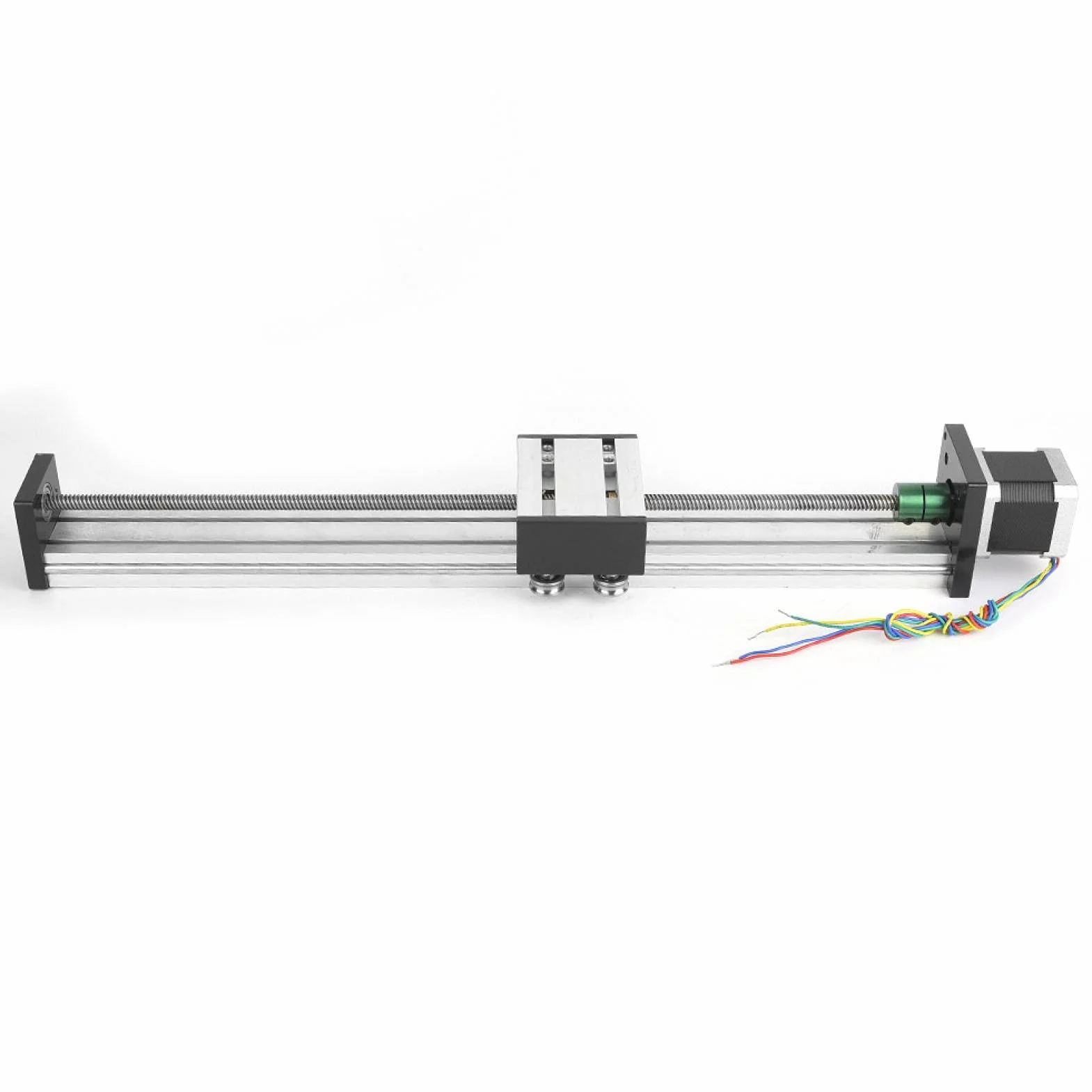 Riel guía de husillo de bolas, motor paso a paso Nema17, mesa deslizante de actuador de etapa larga con husillo de bolas 0808 + motor paso a paso Nema17 42(400mm Stroke)