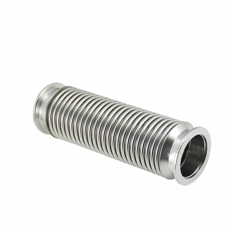 Manguera de fuelle de vacío compresible Flexible KF25, accesorio de abrazadera de tubo 304SS resistente a altas temperaturas, 1 ud.(1000mm)