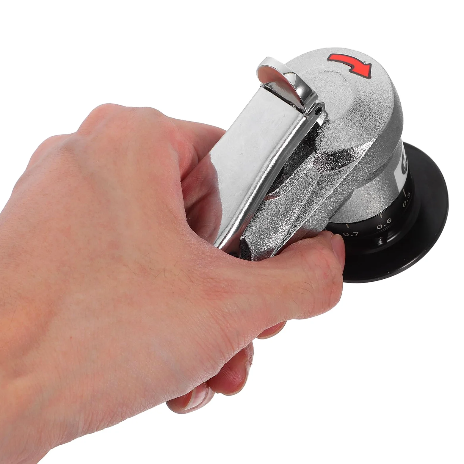 Gatuida Máquina Biseladora Neumática Compacta para Metal con Cuchillas R y C Herramienta Portátil para Desbarbado y Acabado de Bordes Acero Inoxidable y Aluminio Biselado para Tuberías y