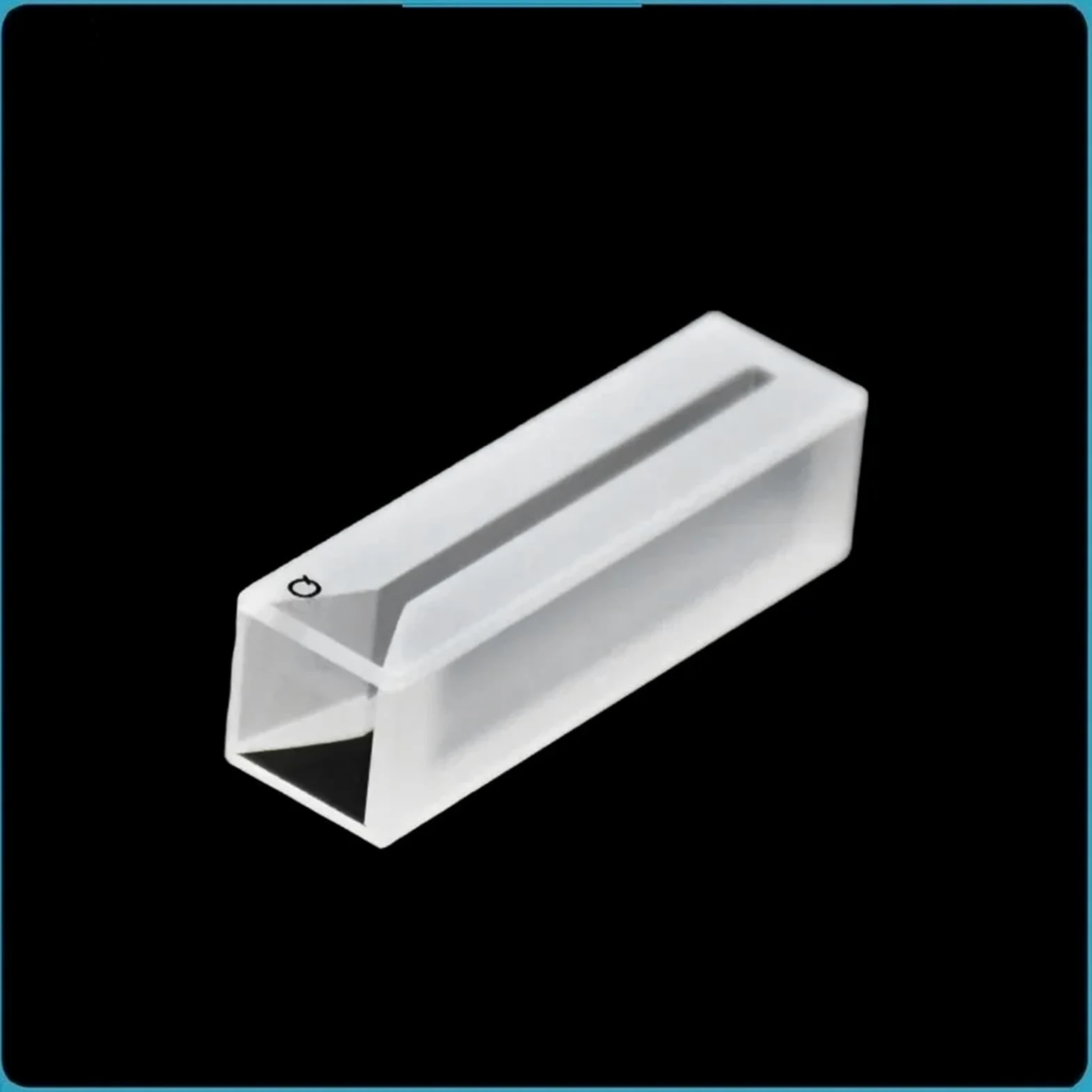 Laboratorio de óptica científica, Cubeta de microcuarzo con ranura de 3 mm, 1050 ul, celdas de absorción de cuarzo de 1,05 ml, fabricada mediante proceso de sinterización, paquete de 2