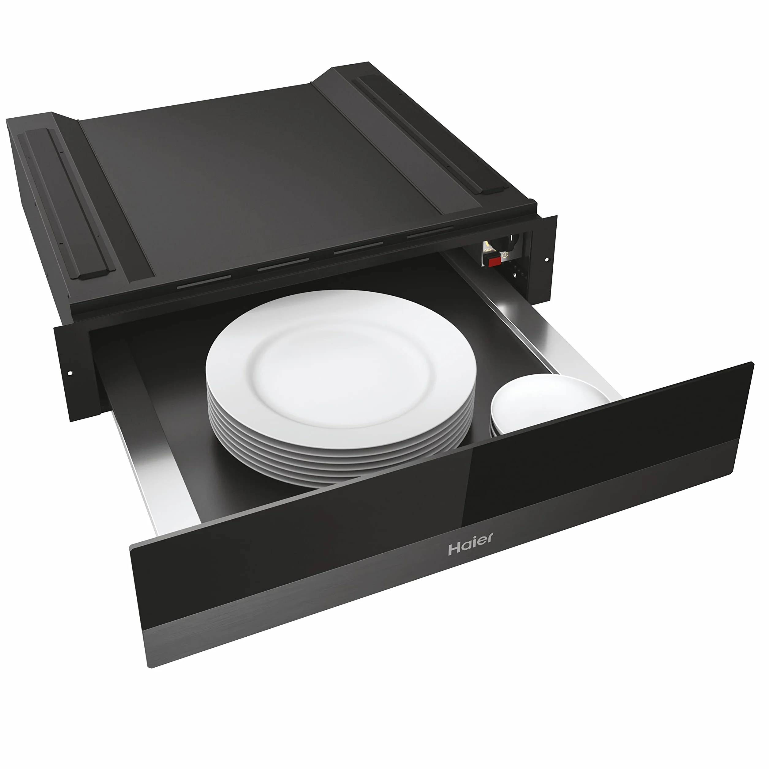 Haier Series 6 HWO15NWD6XB1 Cajón Calientaplatos 20L 6 Servicios 5 Funciones 420W Negro