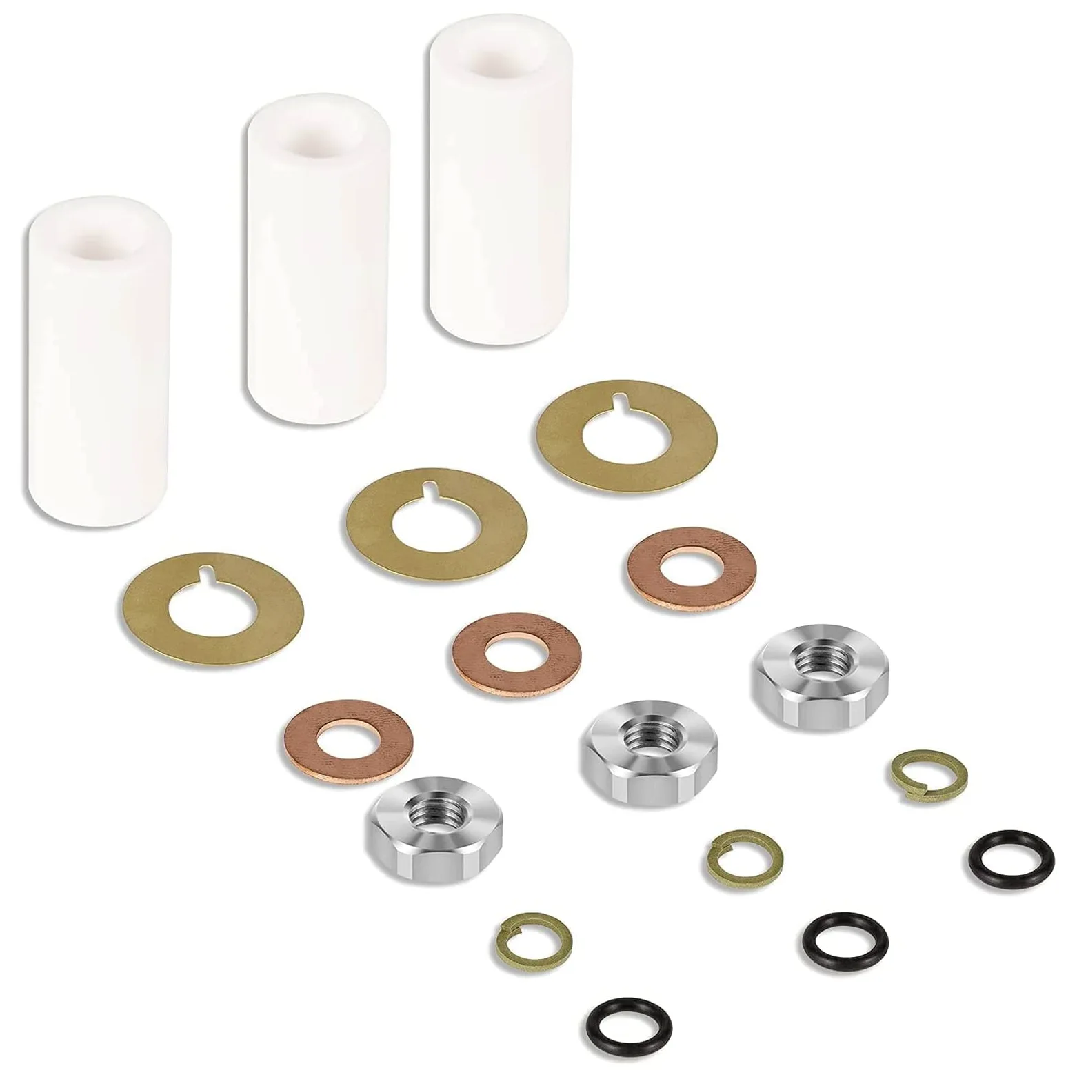 Para Annovi Reverberi AR2546 Bomba 18mm Kit de pistón Kit de reparación de émbolo de cerámica para bombas RK RKA RKV XRCA XRCV GRKV-D