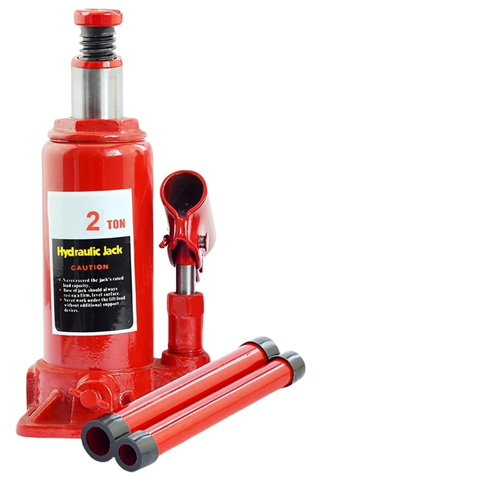 Gato hidráulico de Botella de 2, 5 y 10 toneladas, Soldado, for reparación de camionetas, vehículos recreativos y Otros vehículos.,Gran Capacidad de elevación(10 Ton)