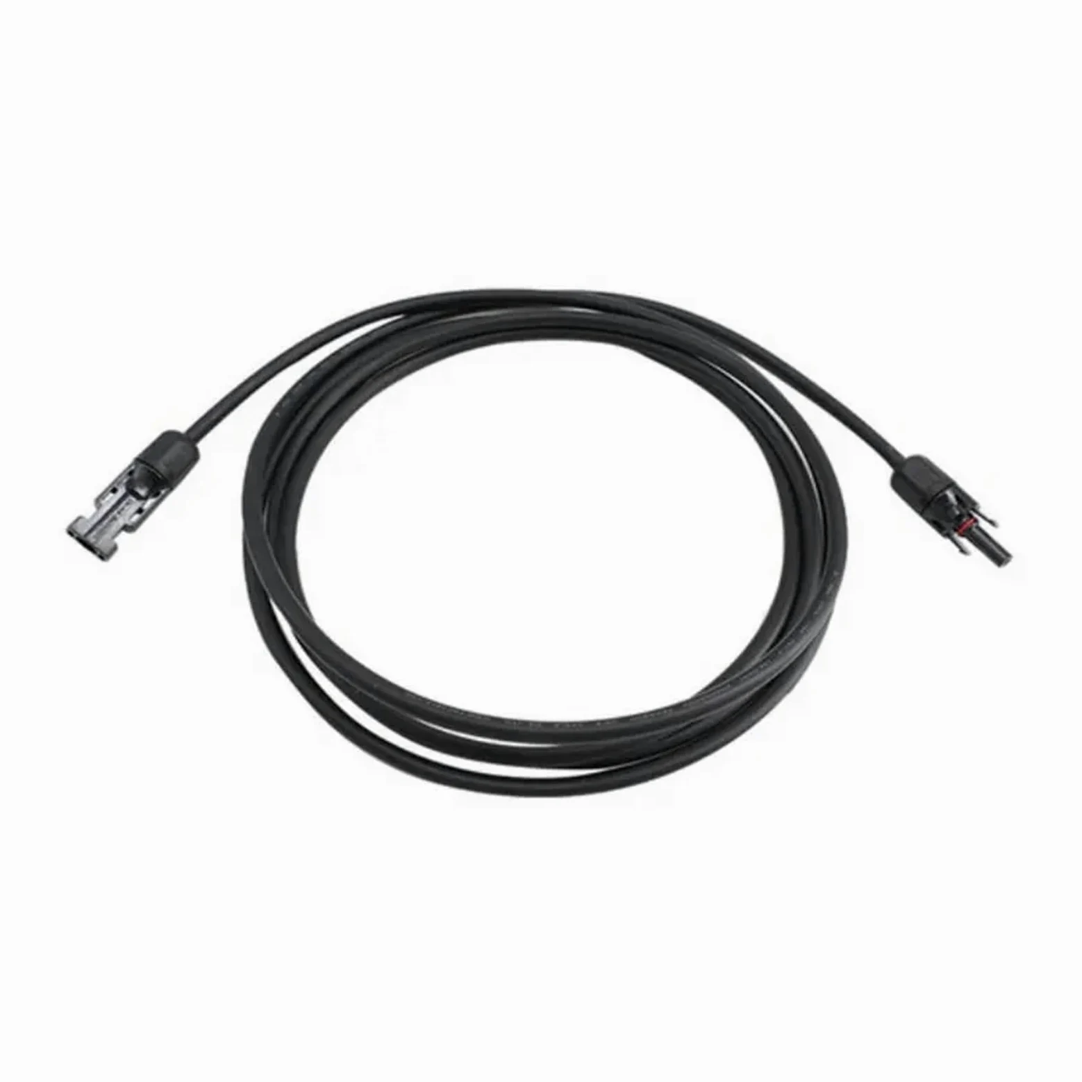 1 par de cables de extensión para panel solar, alambre de cobre, 6, 4, 2,5 mm², 10, 12, 14 AWG, negro y rojo, con conectores de cables solares fotovoltaicos (6 m rojo y 6 m negro, 12 AWG-4 mm2)
