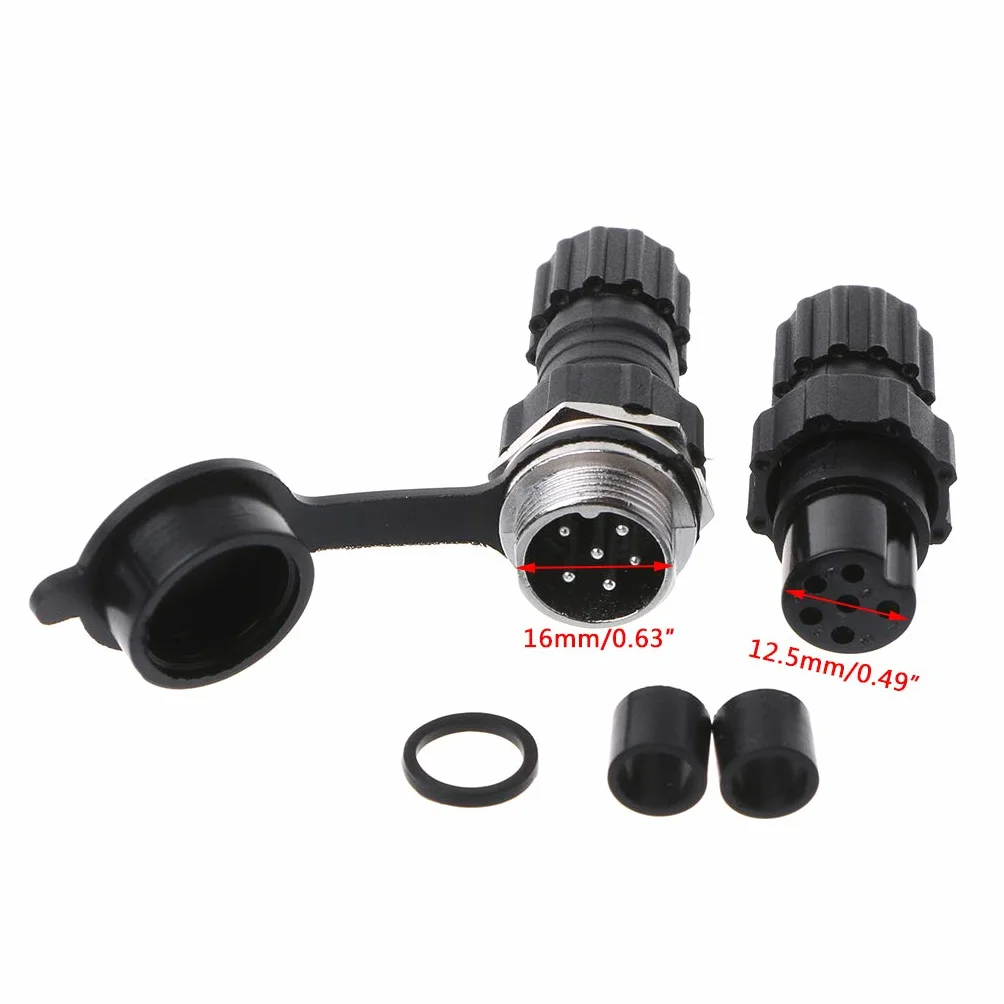 YoungerY GX16-2PIN Conector Impermeable Codificador Sensor Zócalo y Enchufe de Aviación