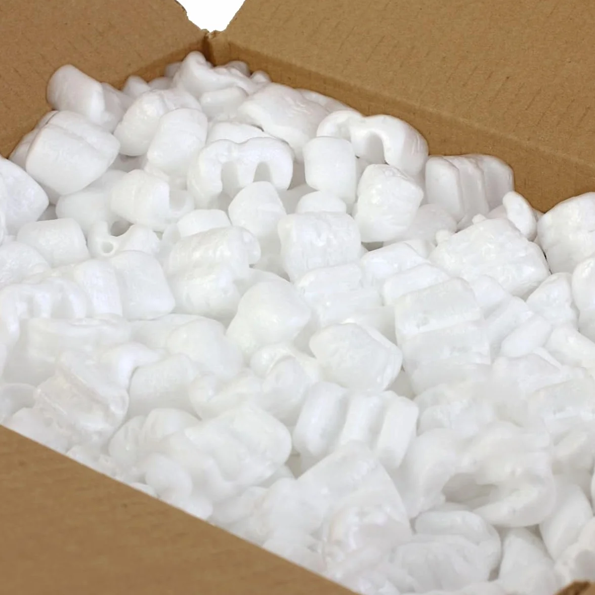 Lote de 1000 L de almohadillas de poliestireno PELASPAN - Relleno de embajale - No se deforma - Amortiguación - Resistente - Antiestático - Libre de polvo - Inodora