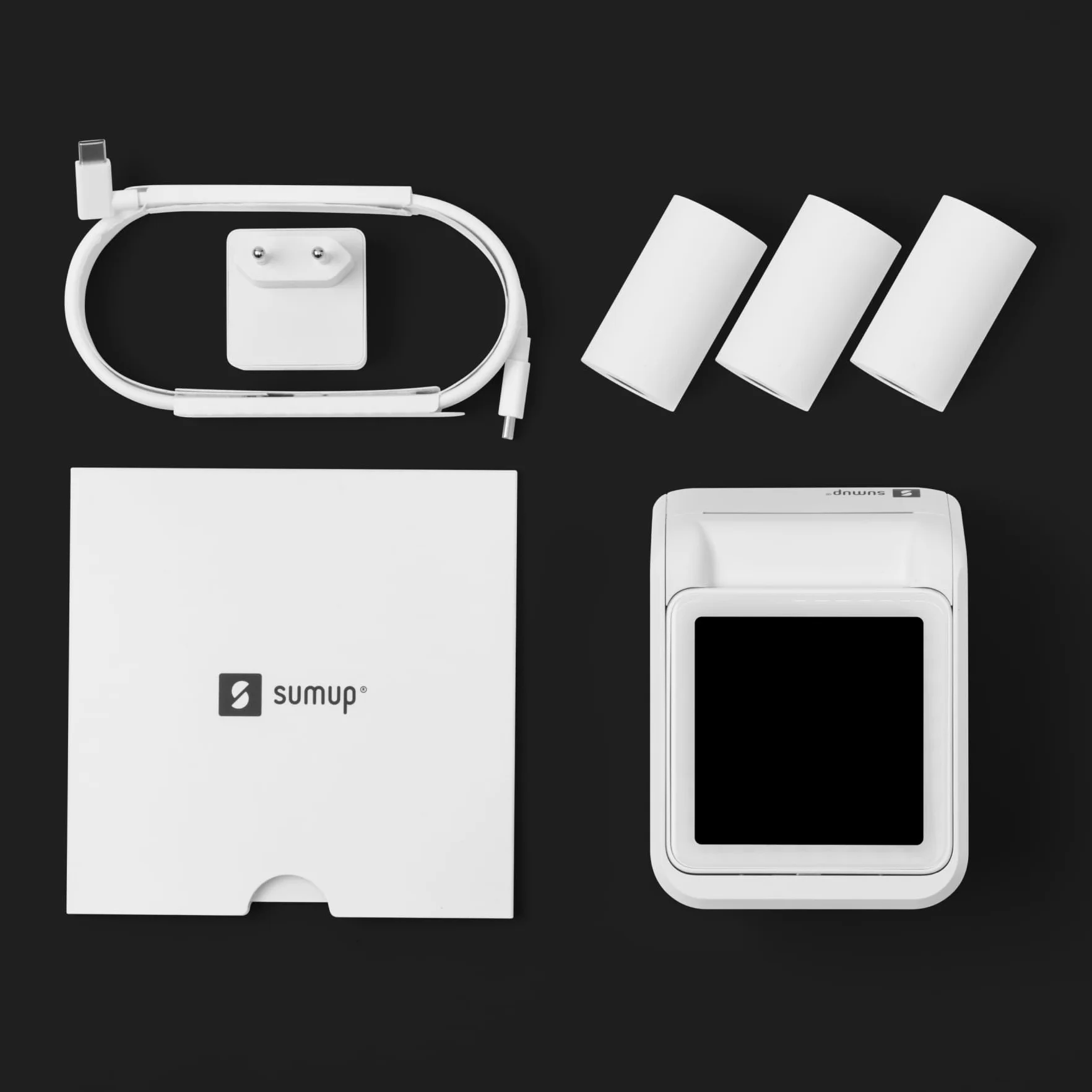SUMUP Datáfono Solo con Impresora de Recibos Portátil - Terminal de Pago con Impresión Móvil