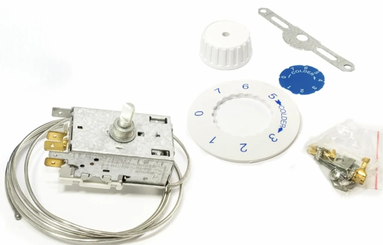 Kit de termostato VT9 para frigorífico de 2 puertas, sonda 120 cm, descongelamiento automático