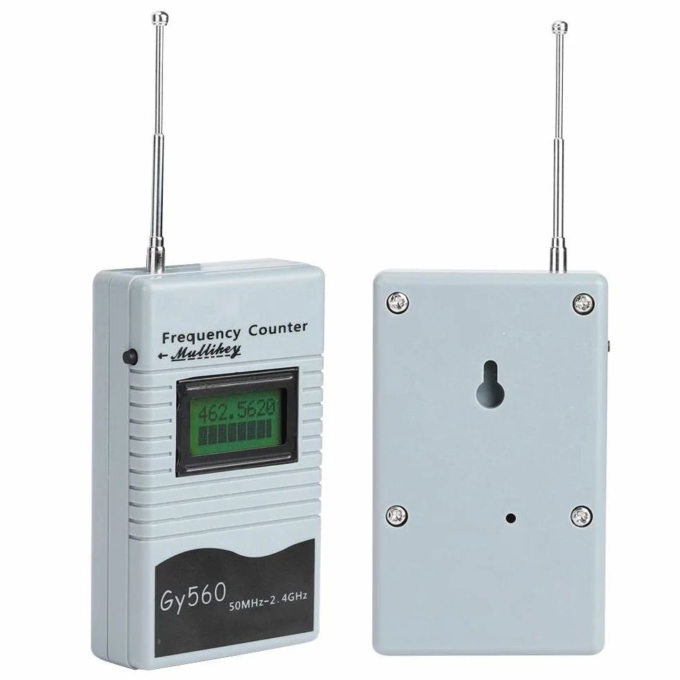 EBTOOLS GY560 Medidor de frecuencia de radio 50Mhz a 2.4Ghz Contador portátil